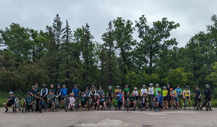 36 cyclists at the 2024 Manitoba Terry Fox Ride of Hope