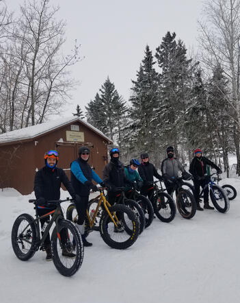 RRCC starting the new year with a fat bike ride on New Year's Day 2023