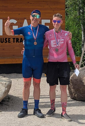 Gary van Domselaar came 3rd in Cat 5 at the 2026 Manitoba Provincial Road Race Championships at the 2026 Tour de Riding Mountain.