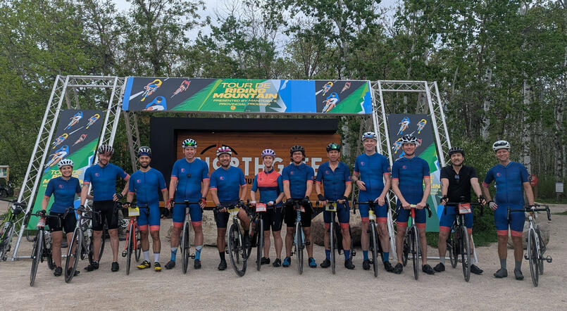 RRCC members participating in Tour de Riding Mountain 2026